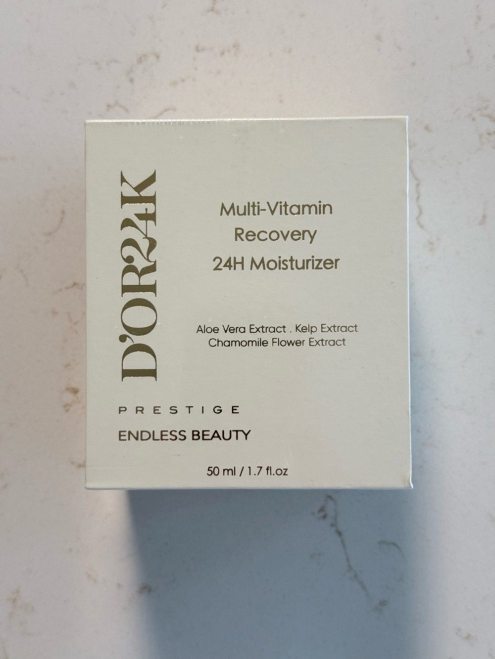 D’OR24K Multi Vitamin Recovery 24 Hour Moisturizer New in Sealed Box